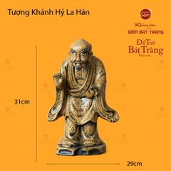 Bộ Tượng Men Vàng Cổ Thập Bát La Hán