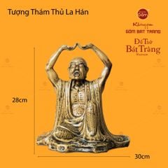 Bộ Tượng Men Vàng Cổ Thập Bát La Hán