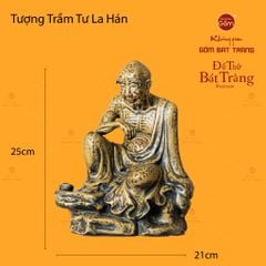 Bộ Tượng Men Vàng Cổ Thập Bát La Hán