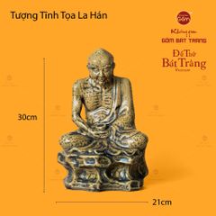 Bộ Tượng Men Vàng Cổ Thập Bát La Hán
