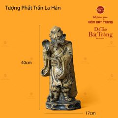 Bộ Tượng Men Vàng Cổ Thập Bát La Hán