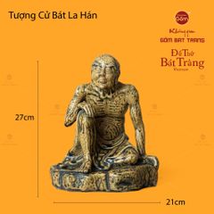 Bộ Tượng Men Vàng Cổ Thập Bát La Hán