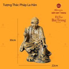 Bộ Tượng Men Vàng Cổ Thập Bát La Hán