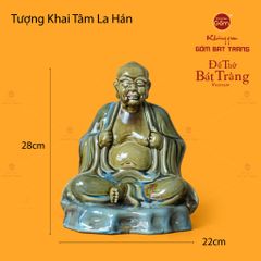 Bộ Tượng Men Ngọc Thập Bát La Hán