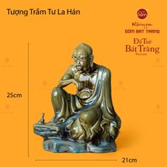 Bộ Tượng Men Ngọc Thập Bát La Hán