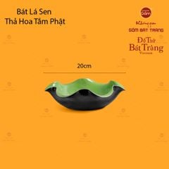 Bát Sen Thả Hoa Tắm Phật