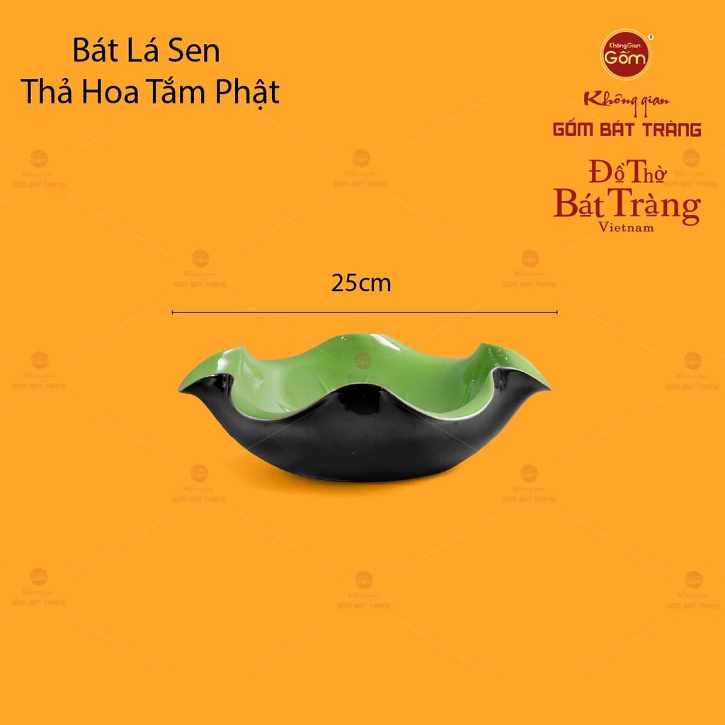 Bát Sen Thả Hoa Tắm Phật