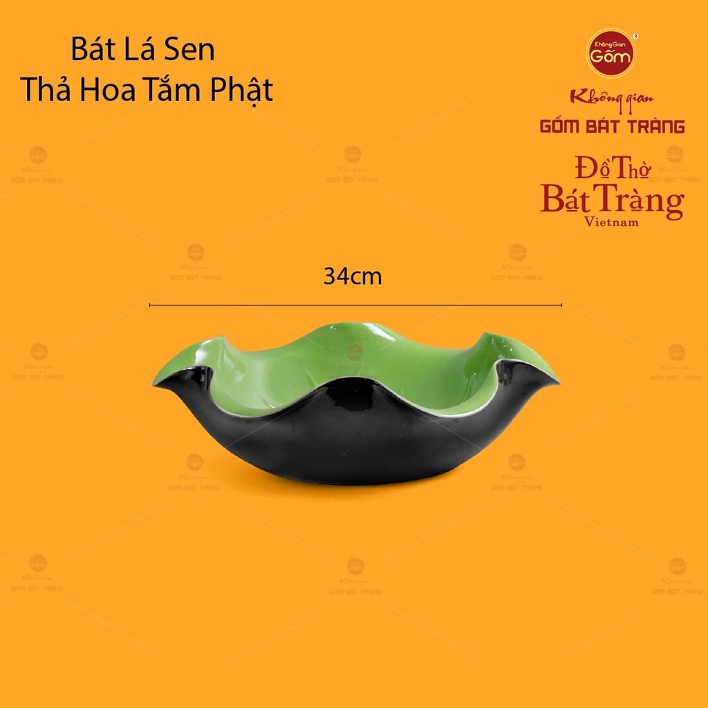 Bát Sen Thả Hoa Tắm Phật