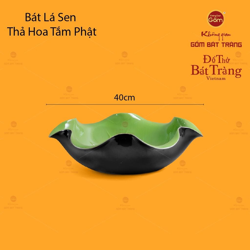 Bát Sen Thả Hoa Tắm Phật