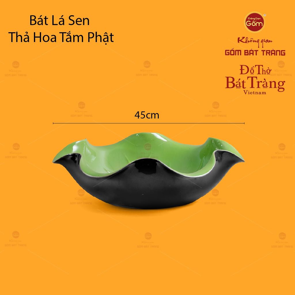 Bát Sen Thả Hoa Tắm Phật
