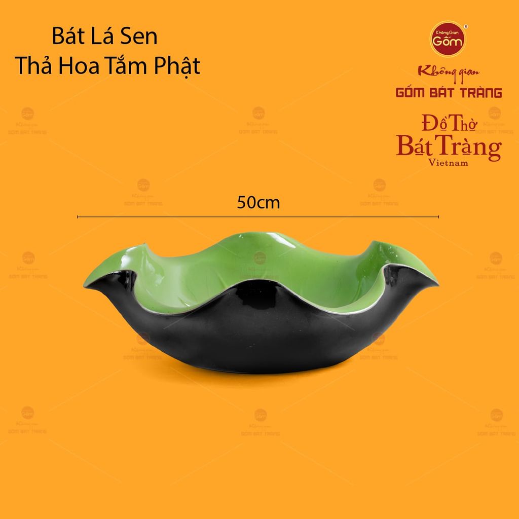 Bát Sen Thả Hoa Tắm Phật