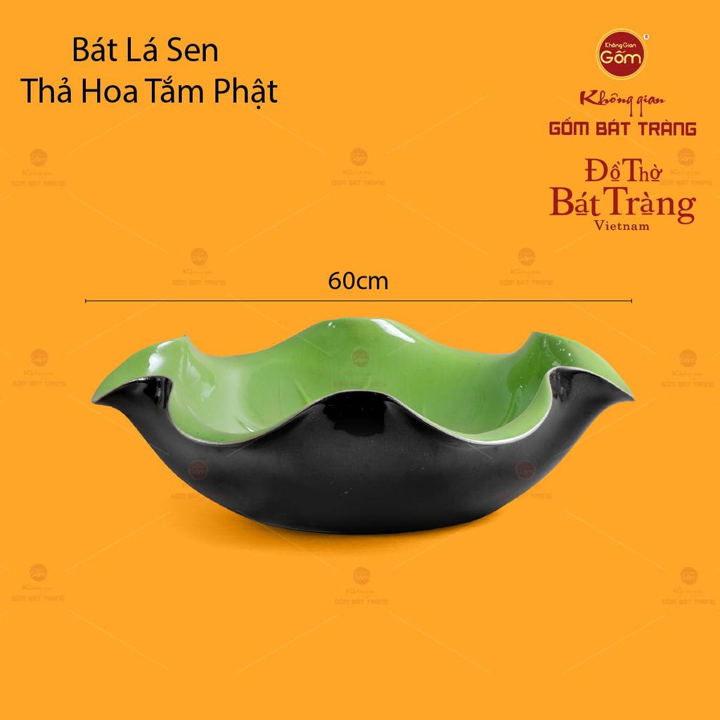 Bát Sen Thả Hoa Tắm Phật