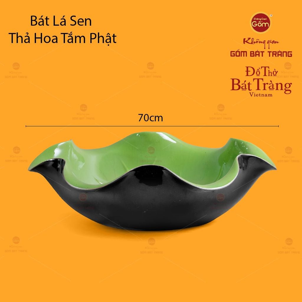 Bát Sen Thả Hoa Tắm Phật