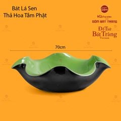 Bát Sen Thả Hoa Tắm Phật