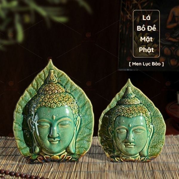 Mặt Tượng Lá Bồ Đề Phật