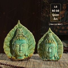 Mặt Tượng Lá Bồ Đề Quan Âm