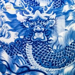 Mai Bình Men Lam Ngũ Long Khởi Thuỷ Thăng Vân