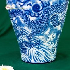 Mai Bình Men Lam Ngũ Long Khởi Thuỷ Thăng Vân