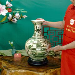 Tỏi Bình Huỳnh Bảo Vẽ Vàng Tài Lộc Mã Đáo Thành Công Thuận Buồm Xuôi Gió