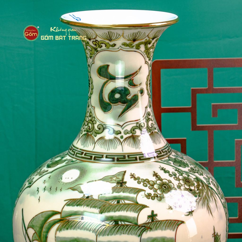 Tỏi Bình Huỳnh Bảo Vẽ Vàng Tài Lộc Thuận Buồm Xuôi Gió Mã Đáo Thành Công