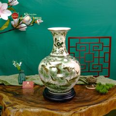 Tỏi Bình Huỳnh Bảo Vẽ Vàng Tài Lộc Thuận Buồm Xuôi Gió Mã Đáo Thành Công