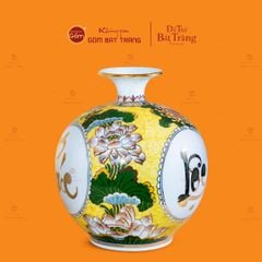Bình Hút Lộc Tam Phúc Mãn Đường Tứ Hoa Phú Quý Ngàn Hoa Kim Bảo Vẽ Vàng