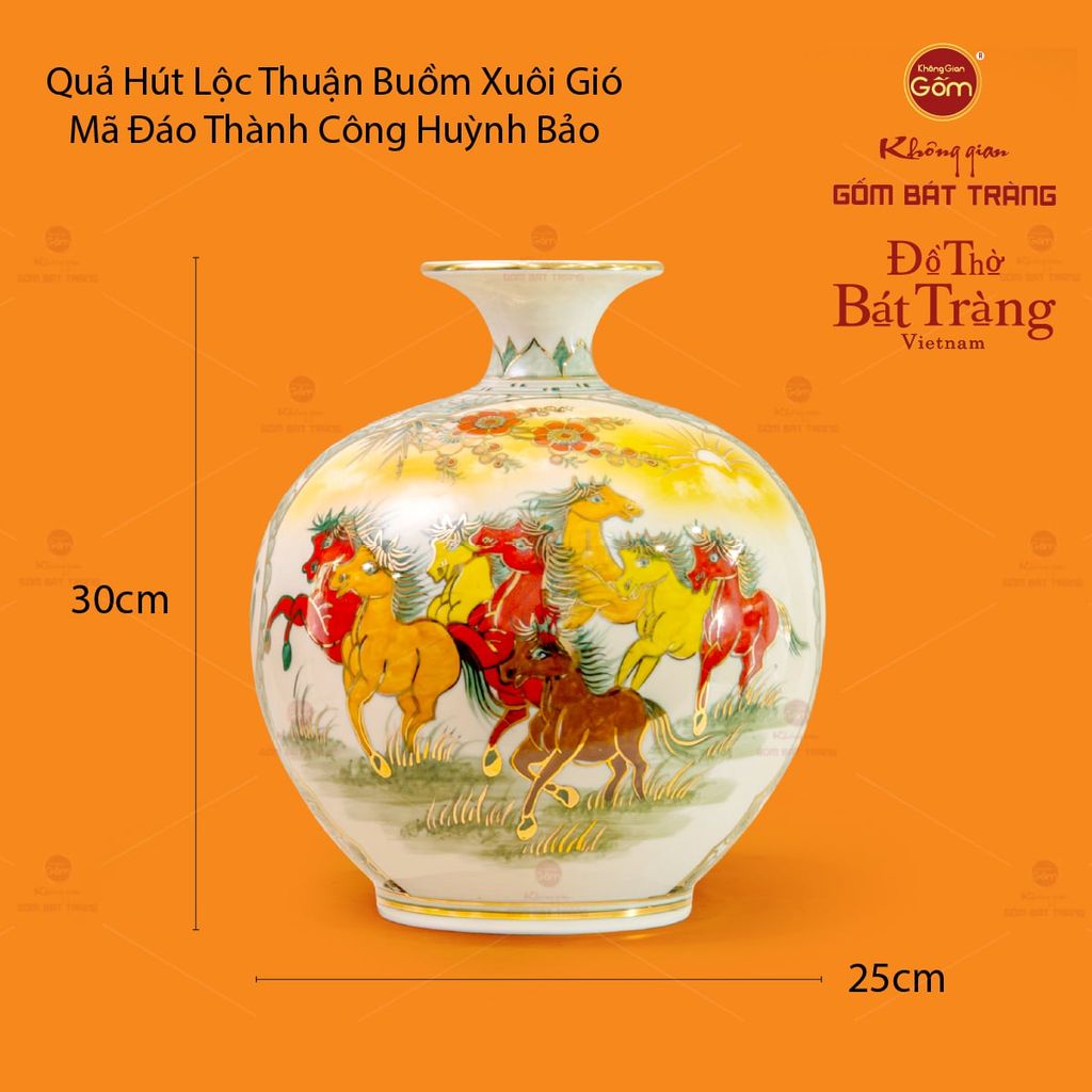 Quả Hút Lộc Huỳnh Bảo Vẽ Vàng Thuận Buồm Xuôi Gió Mã Đáo Thành Công