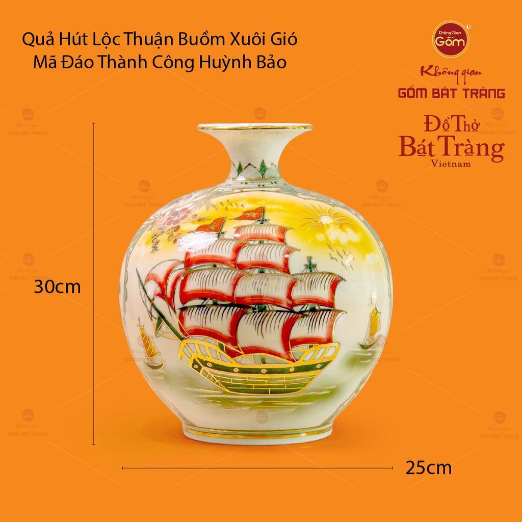 Quả Hút Lộc Huỳnh Bảo Vẽ Vàng Thuận Buồm Xuôi Gió Mã Đáo Thành Công