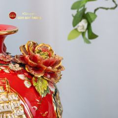 Quả Hút Lộc Men Đỏ Vẽ Vàng Thuận Buồm Xuôi Gió