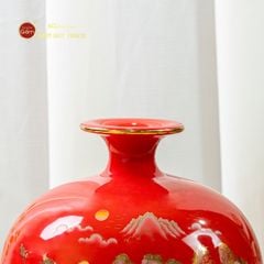 Quả Hút Lộc Men Màu Vẽ Vàng Màu Mã Đáo Thành Công