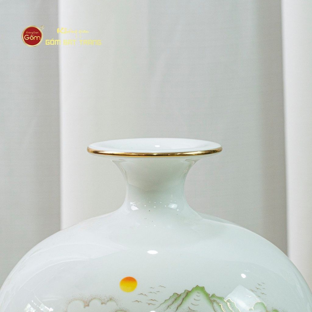 Quả Hút Lộc Men Màu Vẽ Vàng Màu Mã Đáo Thành Công