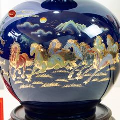 Quả Hút Lộc Men Màu Vẽ Vàng Màu Mã Đáo Thành Công