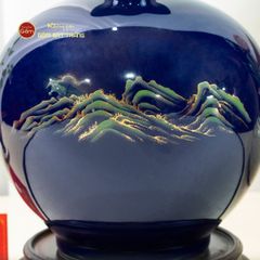 Quả Hút Lộc Men Màu Vẽ Vàng Màu Mã Đáo Thành Công