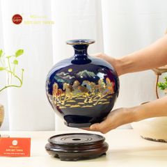 Quả Hút Lộc Men Màu Vẽ Vàng Màu Mã Đáo Thành Công