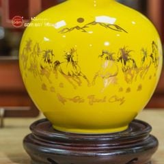 Quả Hút Lộc Men Màu Vẽ Vàng Mã Đáo Thành Công