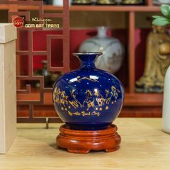 Quả Hút Lộc Men Màu Vẽ Vàng Mã Đáo Thành Công