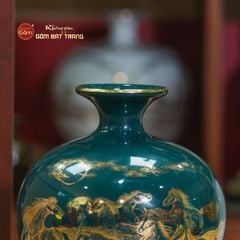 Quả Hút Lộc Men Màu Vẽ Vàng Mã Đáo Thành Công