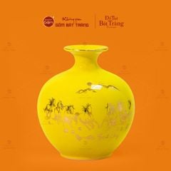 Quả Hút Lộc Men Màu Vẽ Vàng Mã Đáo Thành Công