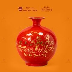 Quả Hút Lộc Men Màu Vẽ Vàng Mã Đáo Thành Công