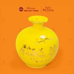 Quả Hút Lộc Men Màu Vẽ Vàng Mã Đáo Thành Công