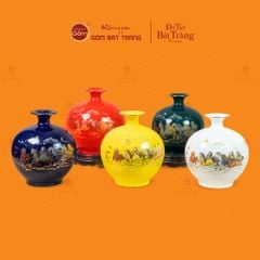 Quả Hút Lộc Men Màu Vẽ Vàng Màu Mã Đáo Thành Công
