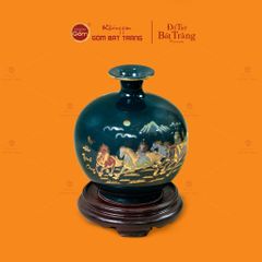 Quả Hút Lộc Men Màu Vẽ Vàng Màu Mã Đáo Thành Công