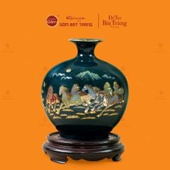 Quả Hút Lộc Men Màu Vẽ Vàng Màu Mã Đáo Thành Công