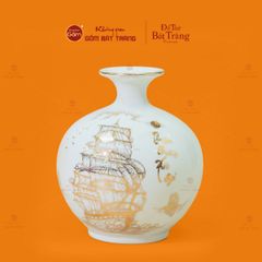 Quả Hút Lộc Men Màu Vẽ Vàng Thuận Buồm Xuôi Gió