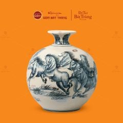 Quả Hút Lộc Men Trắng Vẽ Kỹ Mã Đáo Thành Công