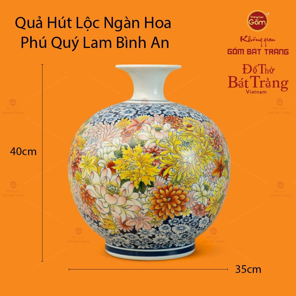 Quả Hút Lộc Ngàn Hoa Phú Quý Lam Bình An