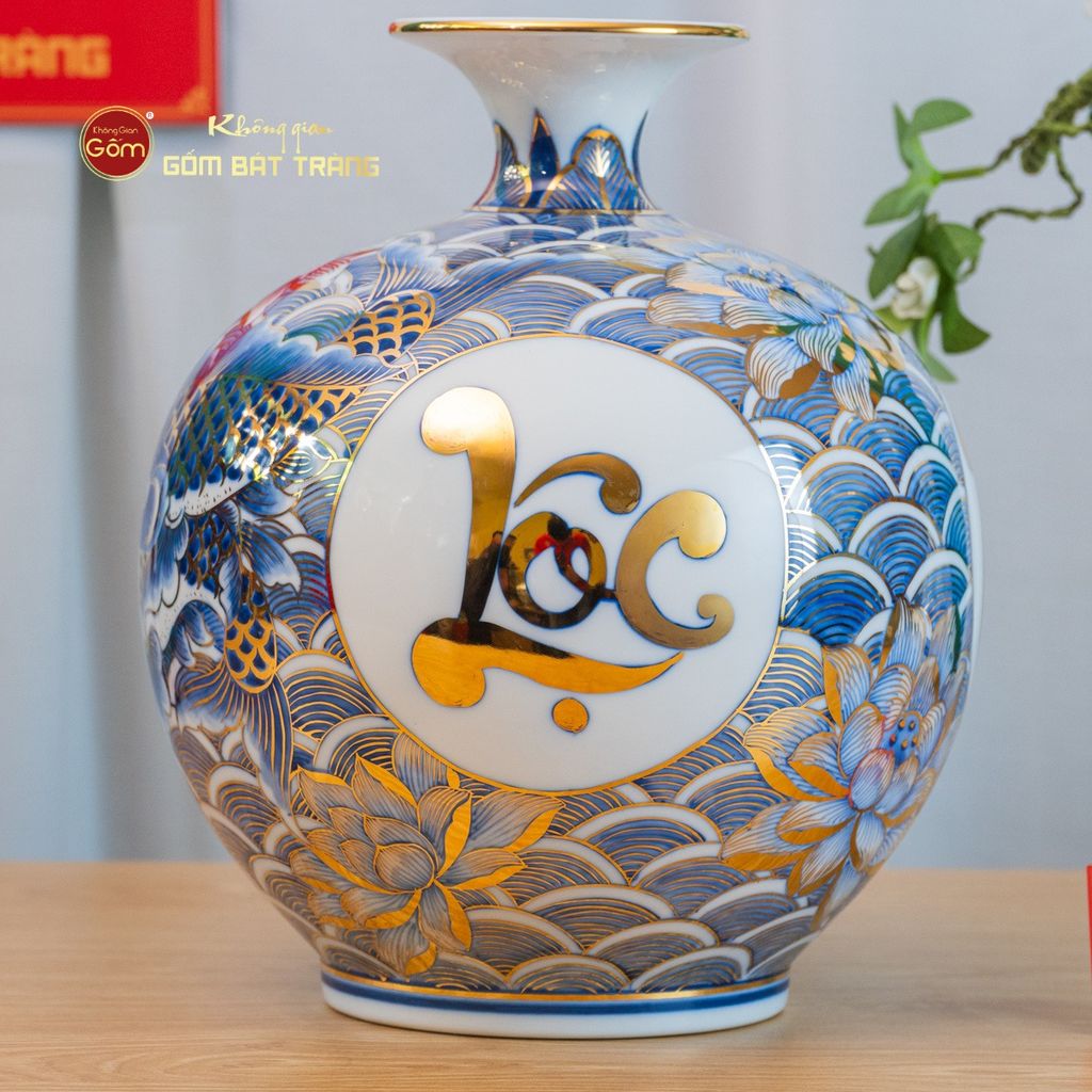 Quả Hút Lộc Vẽ Vàng Phúc Lộc Thọ Niên Niên Hữu Dư