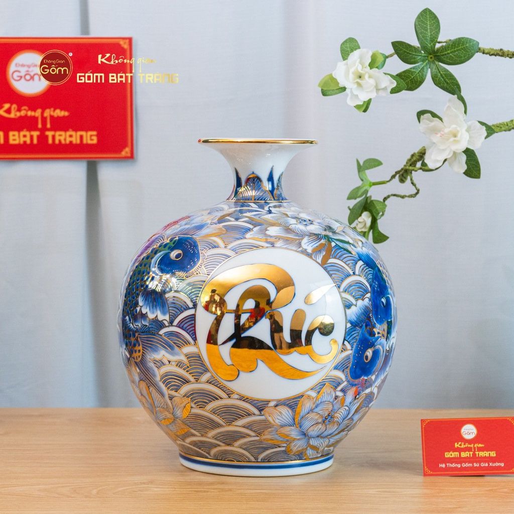 Quả Hút Lộc Vẽ Vàng Phúc Lộc Thọ Niên Niên Hữu Dư