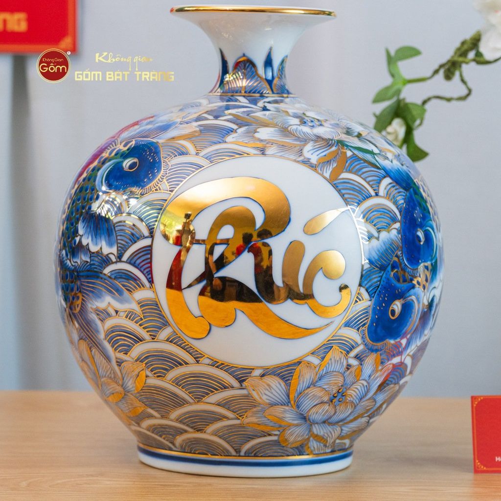 Quả Hút Lộc Vẽ Vàng Phúc Lộc Thọ Niên Niên Hữu Dư