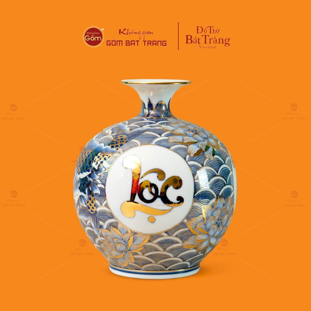 Quả Hút Lộc Vẽ Vàng Phúc Lộc Thọ Niên Niên Hữu Dư